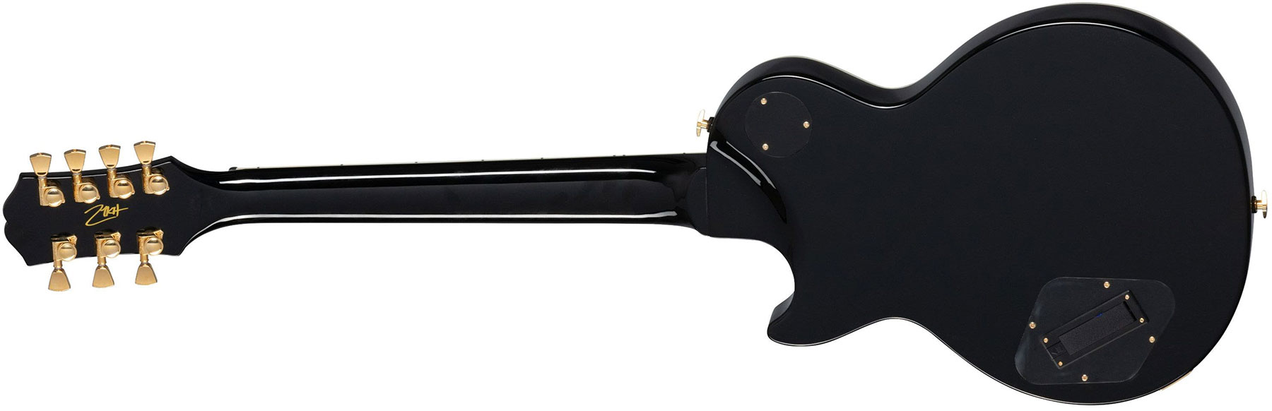 Epiphone Matt Heafy Les Paul Custom Origins 7c Gaucher Signature 2h Fishman Fluence Custom Ht Eb - Ebony - E-Gitarre für Linkshänder - Variation 1