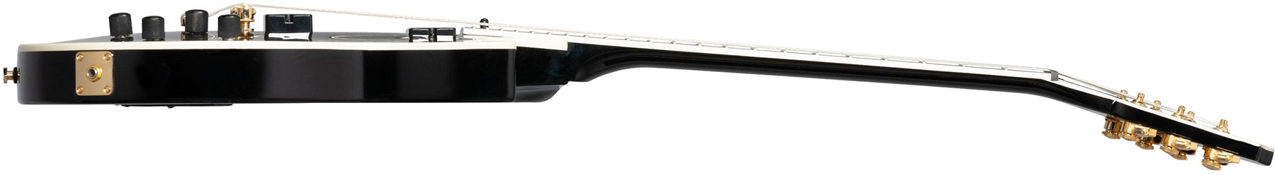 Epiphone Matt Heafy Les Paul Custom Origins 7c Gaucher Signature 2h Fishman Fluence Custom Ht Eb - Ebony - E-Gitarre für Linkshänder - Variation 2