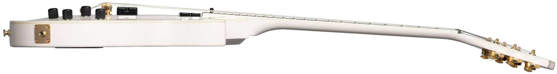 Epiphone Matt Heafy Les Paul Custom Origins 7c Lh Signature Gaucher 2h Fishman Fluence Ht Eb - Bone White - E-Gitarre für Linkshänder - Variation 2