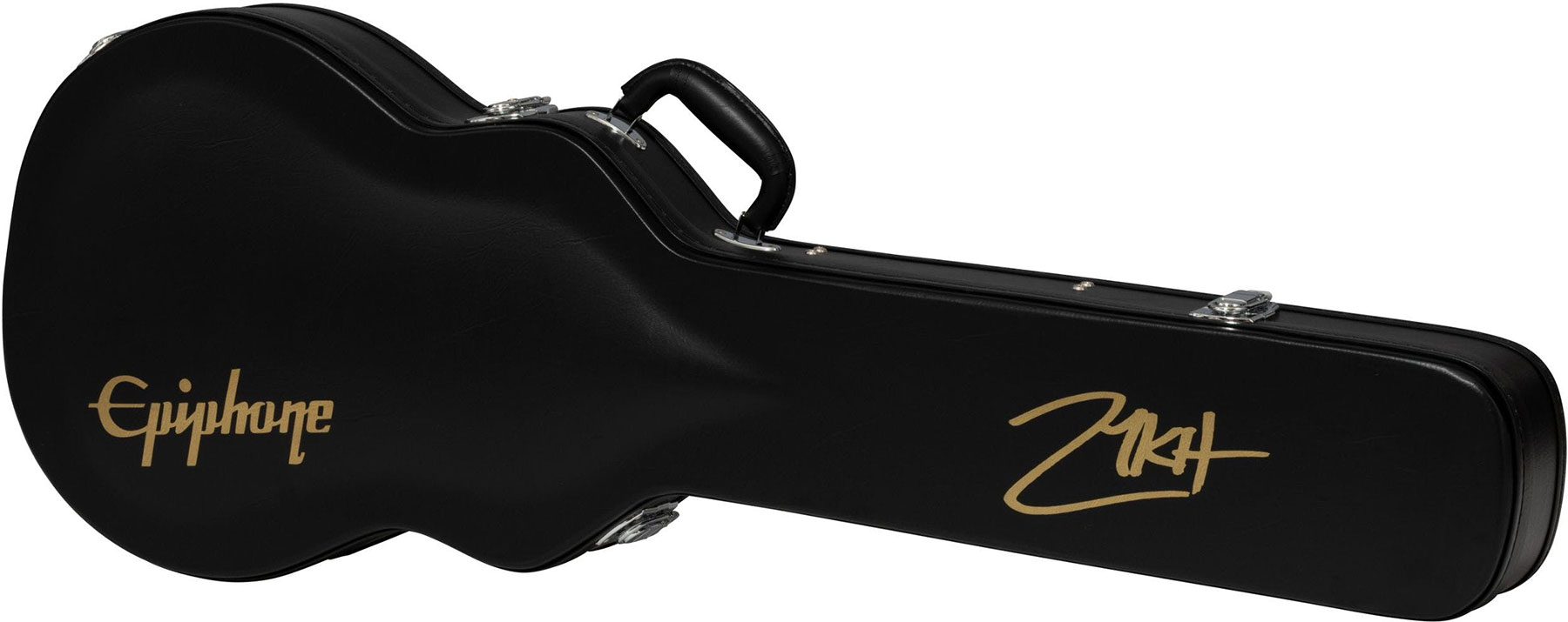 Epiphone Matt Heafy Les Paul Custom Origins 7c Gaucher Signature 2h Fishman Fluence Custom Ht Eb - Ebony - E-Gitarre für Linkshänder - Variation 5
