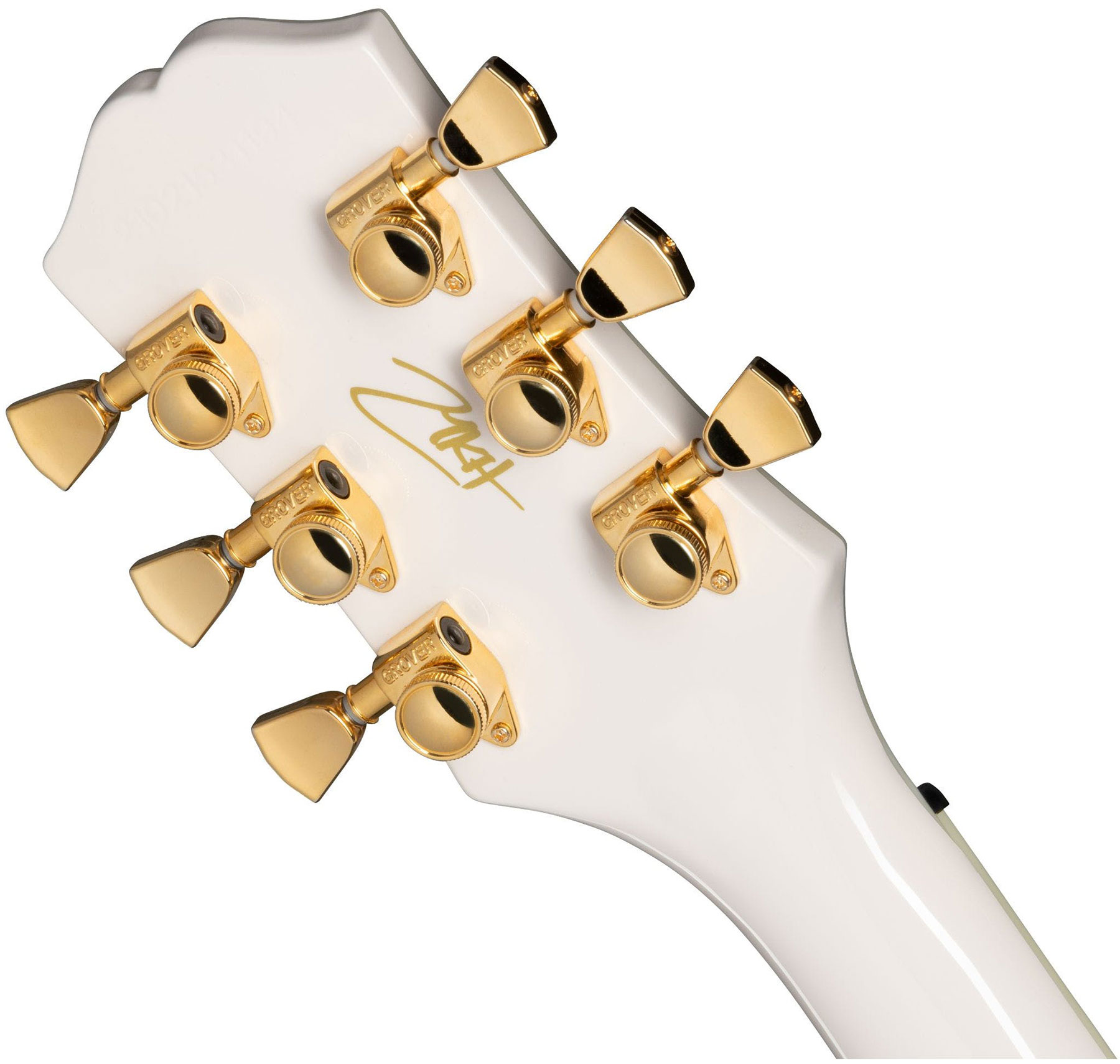 Epiphone Matt Heafy Les Paul Custom Origins Gaucher Signature 2h Fishman Fluence Custom Ht Eb - Bone White - E-Gitarre für Linkshänder - Variation 4