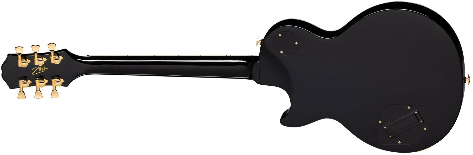 Epiphone Matt Heafy Les Paul Custom Origins Lh Gaucher Signature 2h Fishman Fluence Custom Ht Eb - Ebony - E-Gitarre für Linkshänder - Variation 1