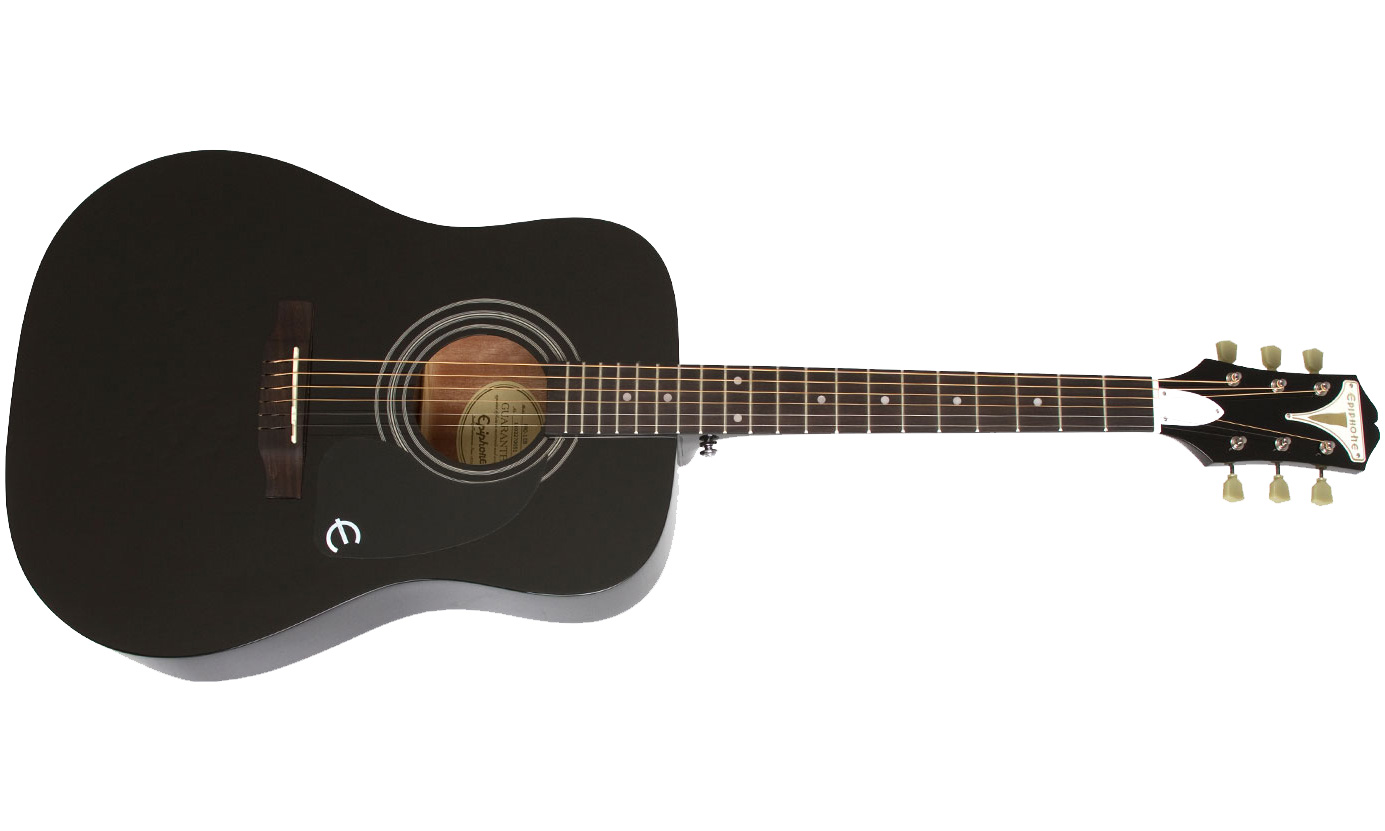 Epiphone Pro-1 Acoustic Dreadnought Epicea Acajou - Ebony - Westerngitarre & electro - Variation 1