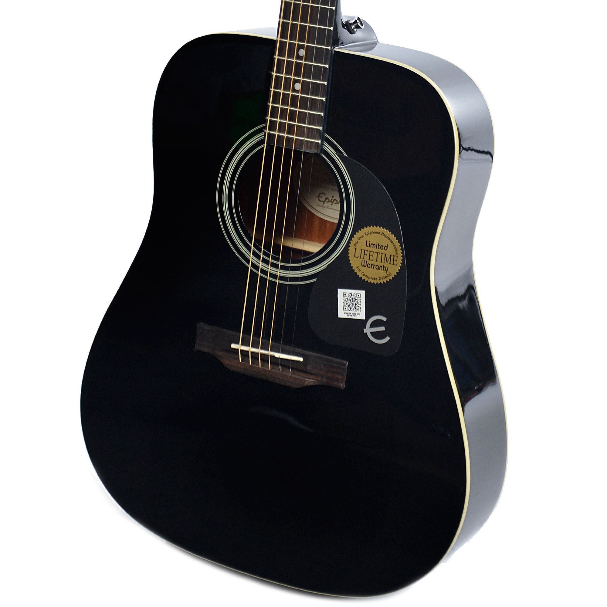 Epiphone Pro-1 Acoustic Dreadnought Epicea Acajou - Ebony - Westerngitarre & electro - Variation 3