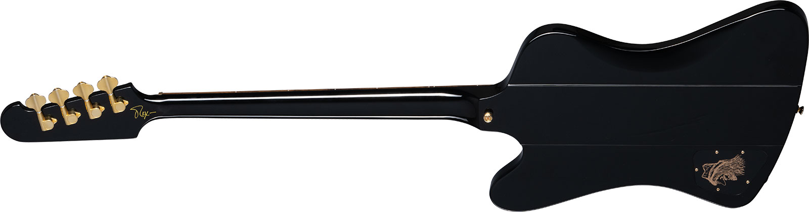 Epiphone Rex Brown Thunderbird Signature Lau - Ebony - Solidbody E-bass - Variation 1