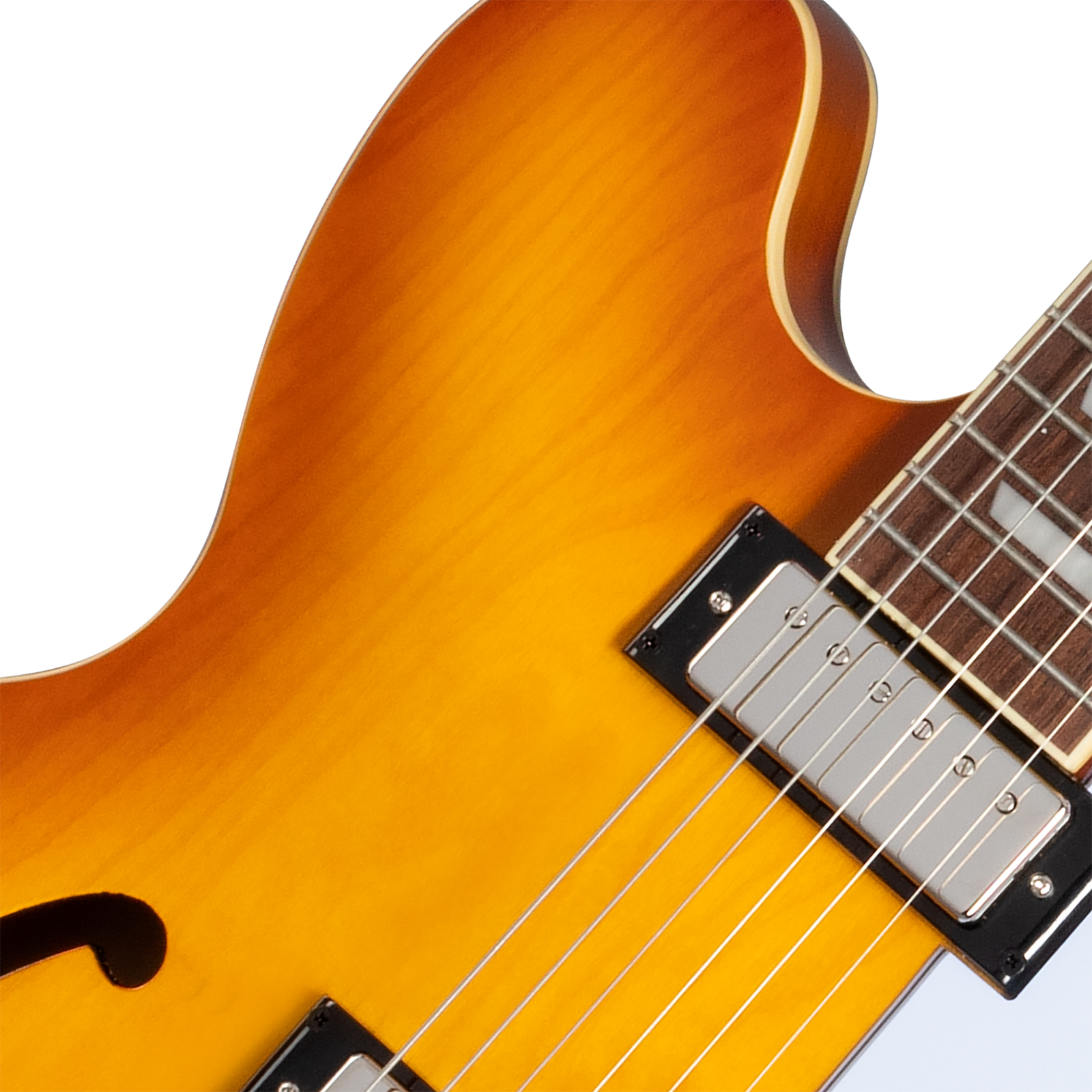 Epiphone Riviera Original Archtop 2mh Ht Rw - Royal Tan - Semi-Hollow E-Gitarre - Variation 2
