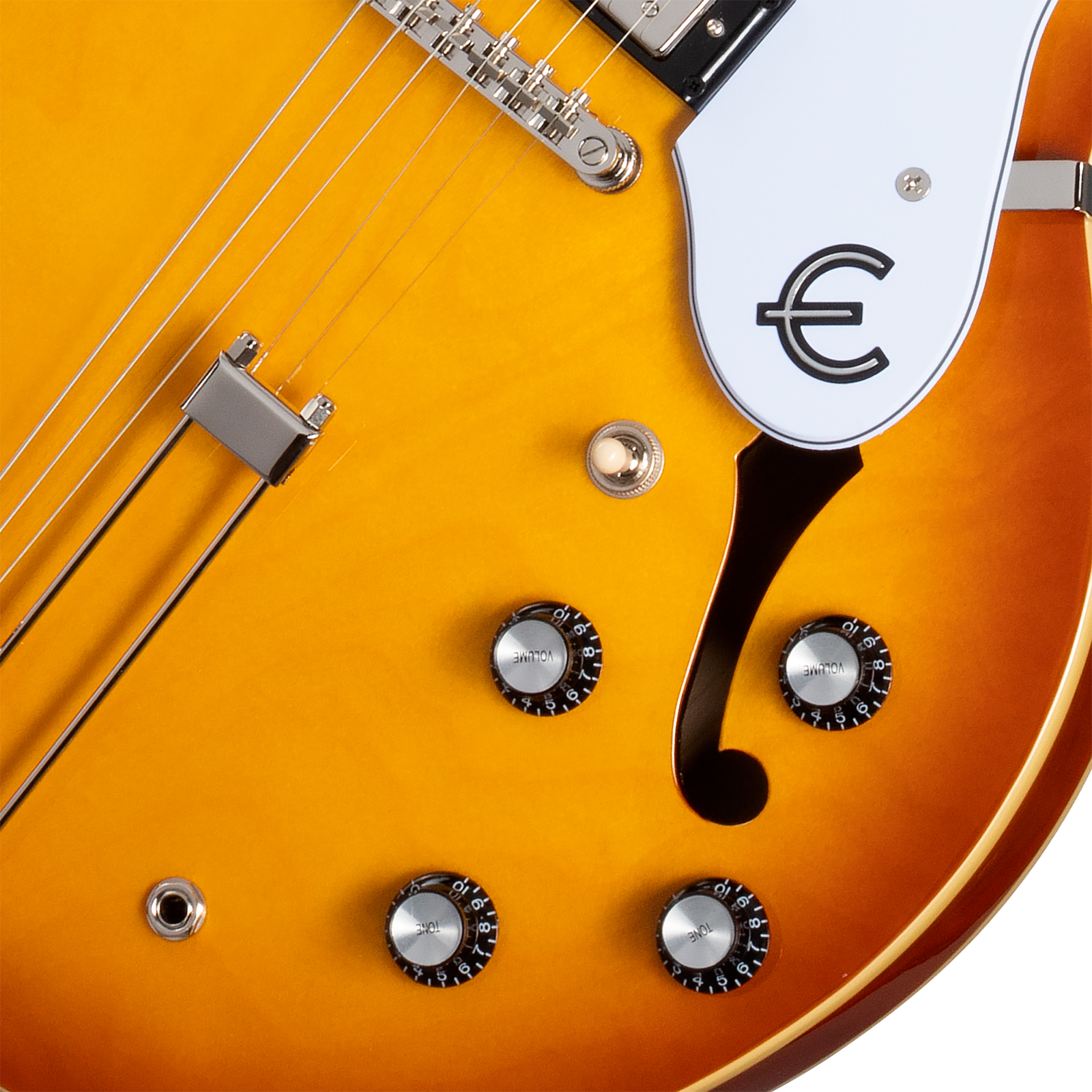 Epiphone Riviera Original Archtop 2mh Ht Rw - Royal Tan - Semi-Hollow E-Gitarre - Variation 3