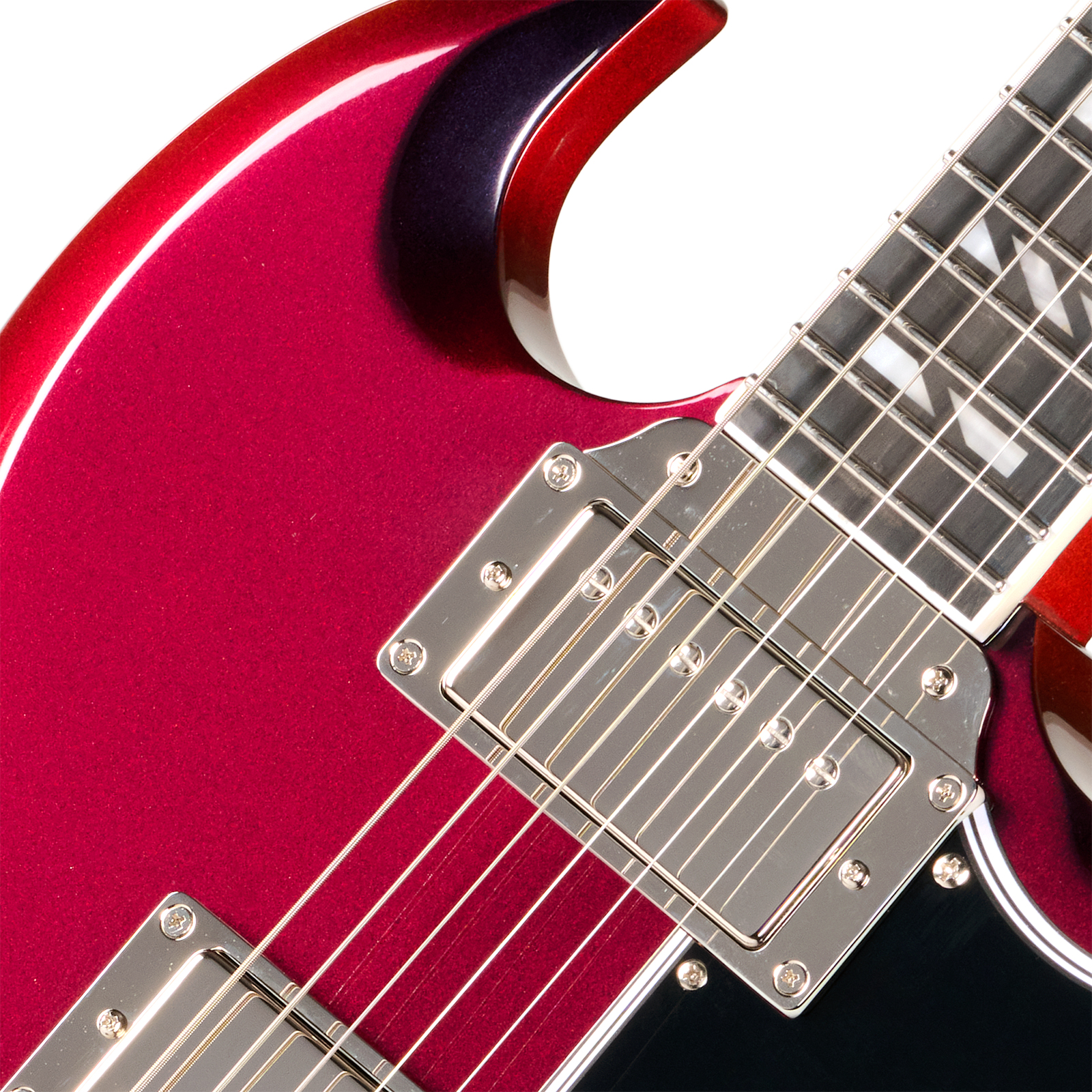 Epiphone Sg Custom Futura Ibg 2h Ht Rw - Midnight Ember Shift - Double Cut E-Gitarre - Variation 3