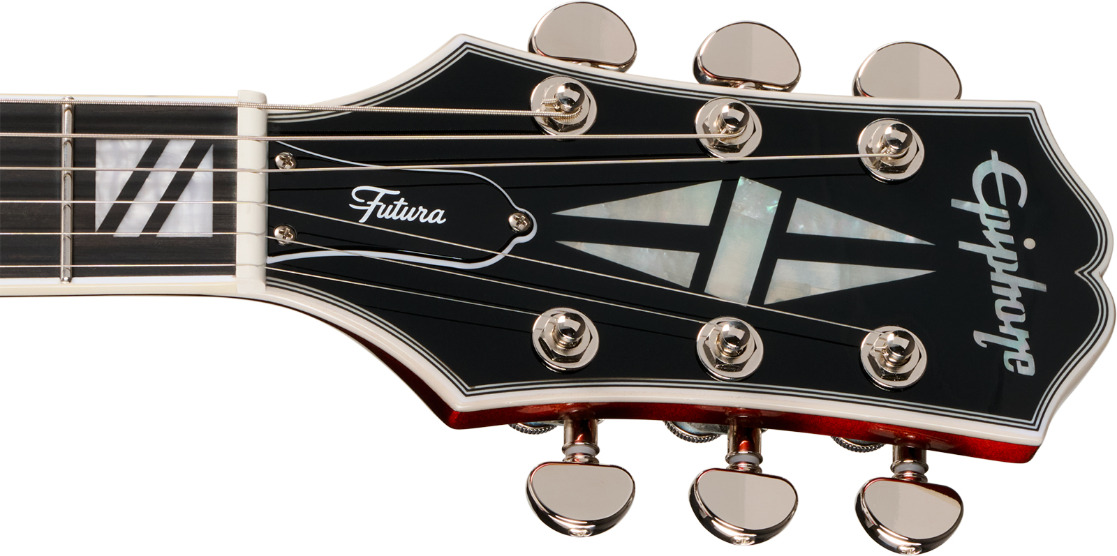 Epiphone Sg Custom Futura Ibg 2h Ht Rw - Midnight Ember Shift - Double Cut E-Gitarre - Variation 5