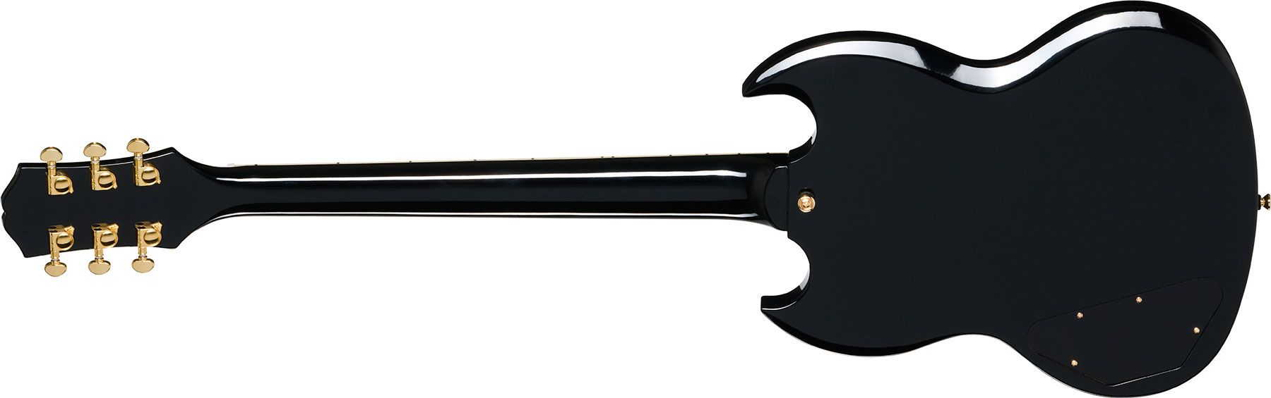 Epiphone Sg Custom Insp. By Gibson Modern 2h Ht Eb - Ebony - Double Cut E-Gitarre - Variation 1