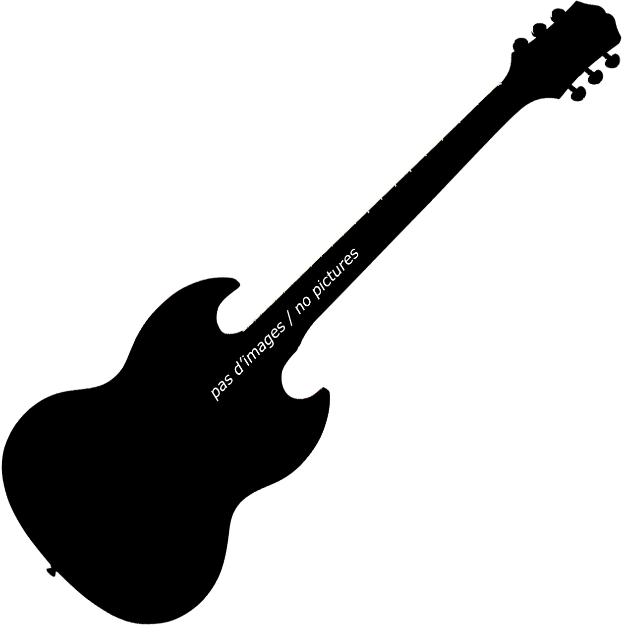 Epiphone Sg Custom 2h Ht Eb - Ebony - Double Cut E-Gitarre - Variation 1