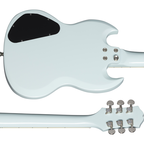 Epiphone Sg Power Players 2h Ht Lau - Ice Blue - Double Cut E-Gitarre - Variation 1