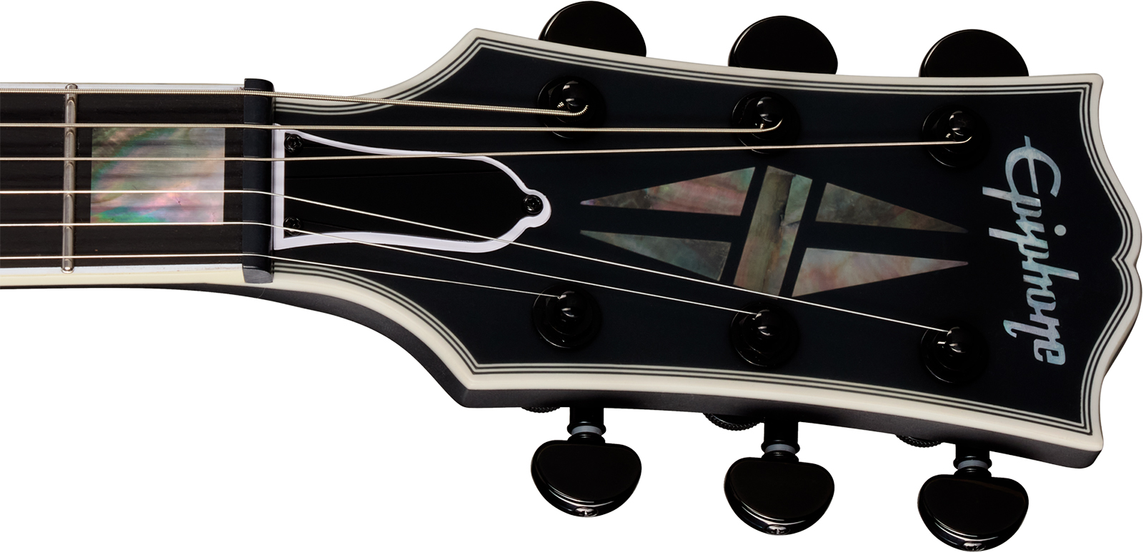 Epiphone Sg Prophecy Modern 2h Fishman Fluence Ht Eb - Obsidian Storm Satin - Double Cut E-Gitarre - Variation 5