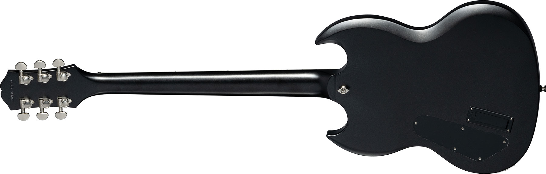 Epiphone Sg Prophecy Modern 2h Ht Eb - Aged Jet Black Metallic - Double Cut E-Gitarre - Variation 1