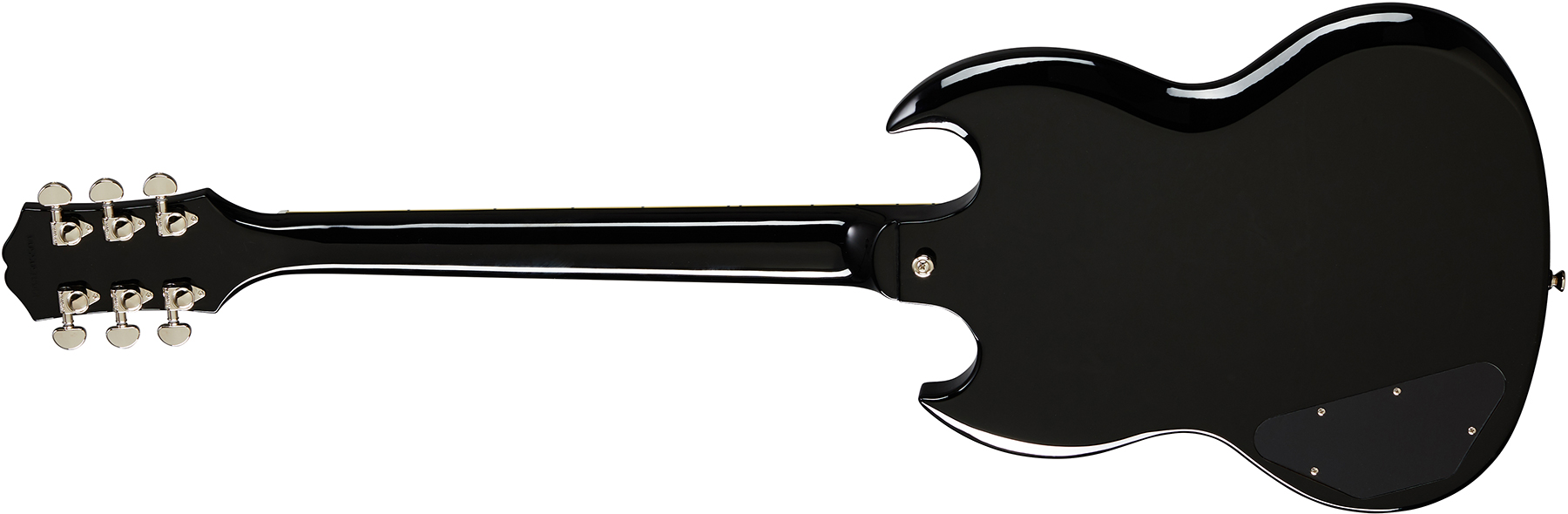 Epiphone Sg Standard Gaucher 2h Ht Lau - Ebony - E-Gitarre für Linkshänder - Variation 1