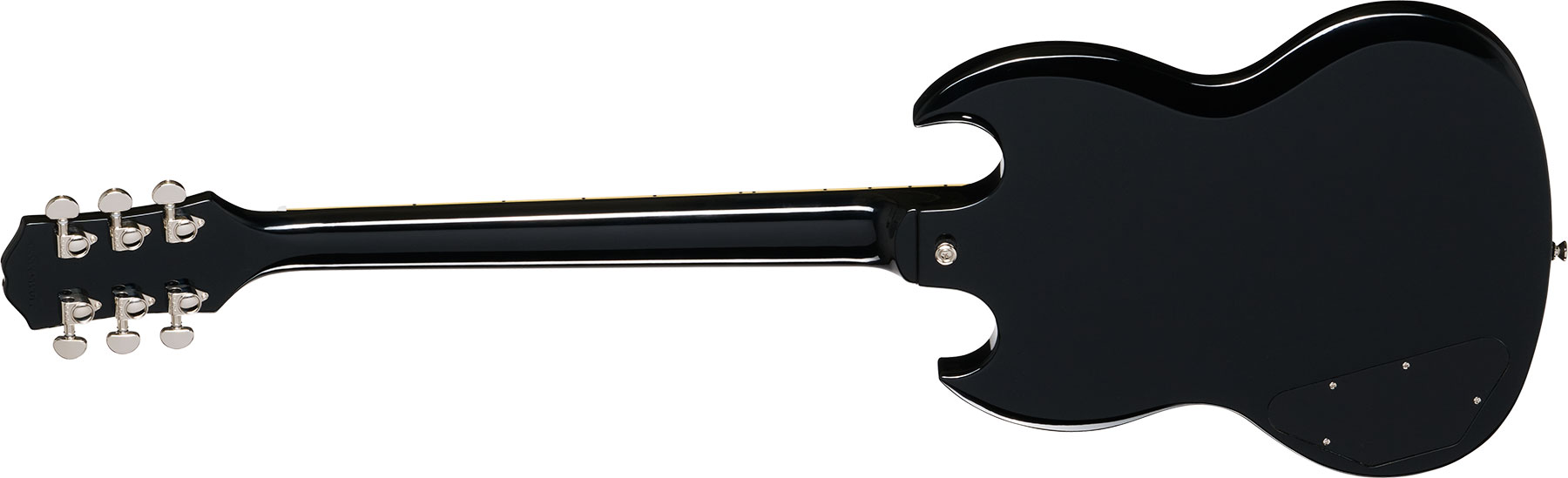 Epiphone Sg Standard I.b. Modern 2h Ht Lau - Ebony - Double Cut E-Gitarre - Variation 1
