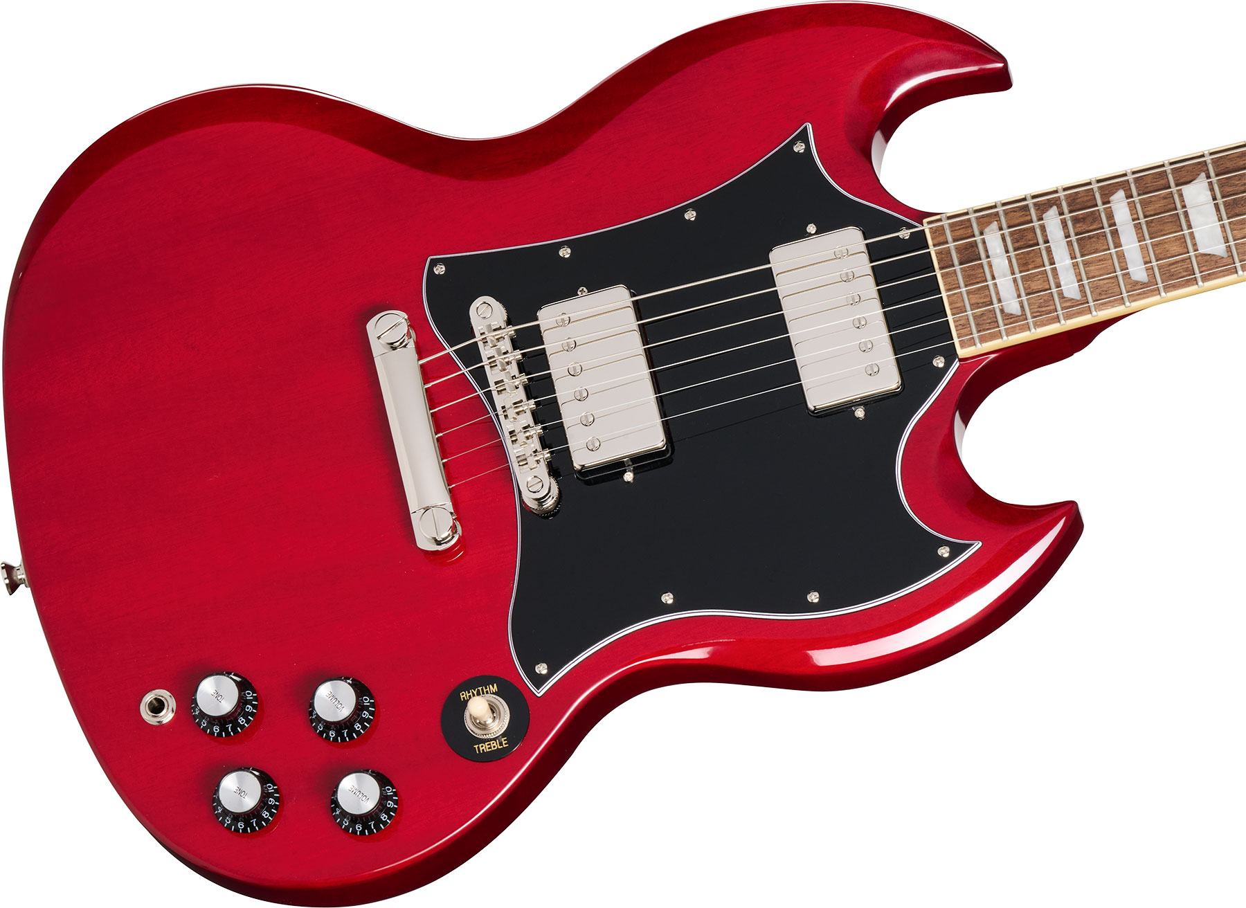 Epiphone Sg Standard Insp. By Gibson 2h Ht Lau - Cherry - Double Cut E-Gitarre - Variation 3