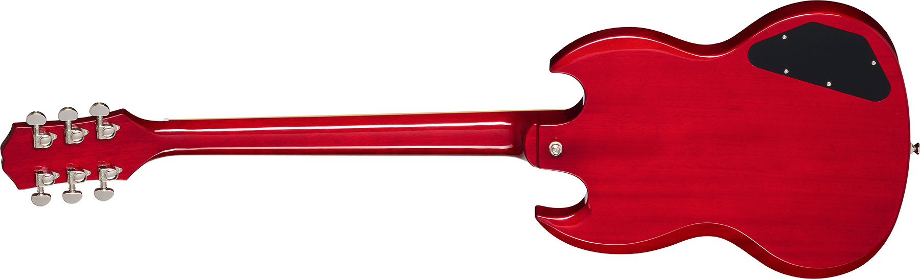 Epiphone Sg Standard Lh I.b.g Modern Gaucher 2h Ht Lau - Cherry - Double Cut E-Gitarre - Variation 1