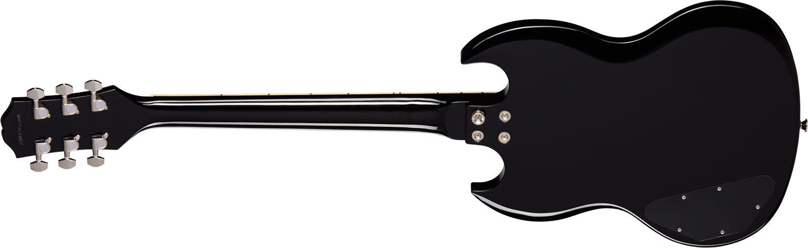 Epiphone Sg Tribute Plus Ibg 2h Ht Lau - Ebony Burst - Double Cut E-Gitarre - Variation 1