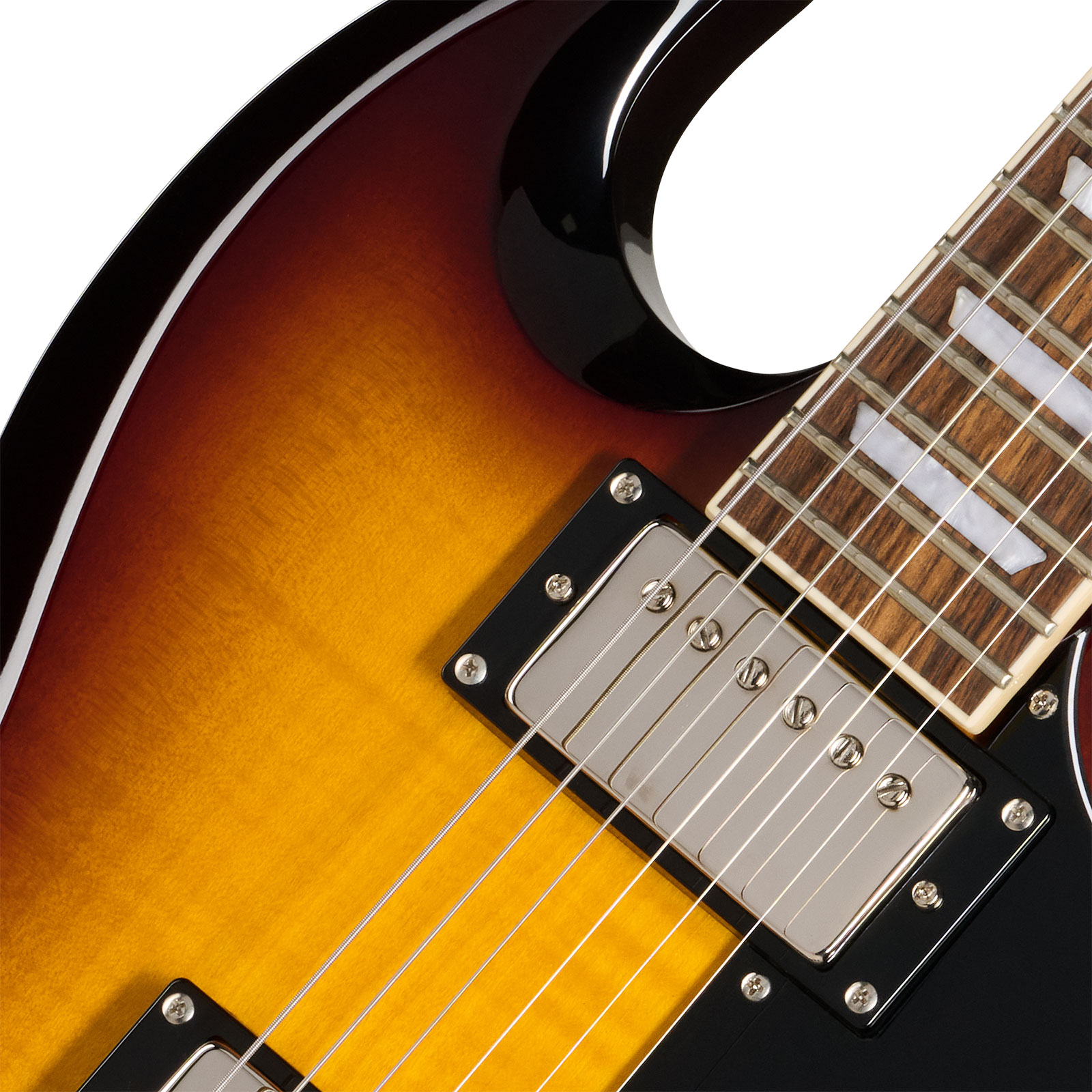 Epiphone Sg Tribute Plus Ibg 2h Ht Lau - Vintage Sunburst - Double Cut E-Gitarre - Variation 2