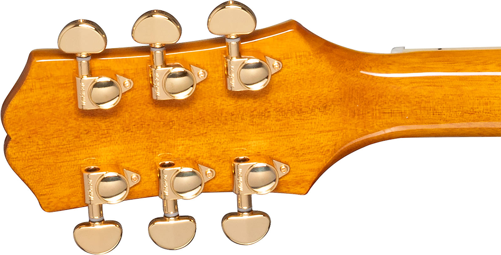 Epiphone Sheraton Lh Original Archtops Gaucher 2mh Ht Rw - Natural - Semi-Hollow E-Gitarre - Variation 5
