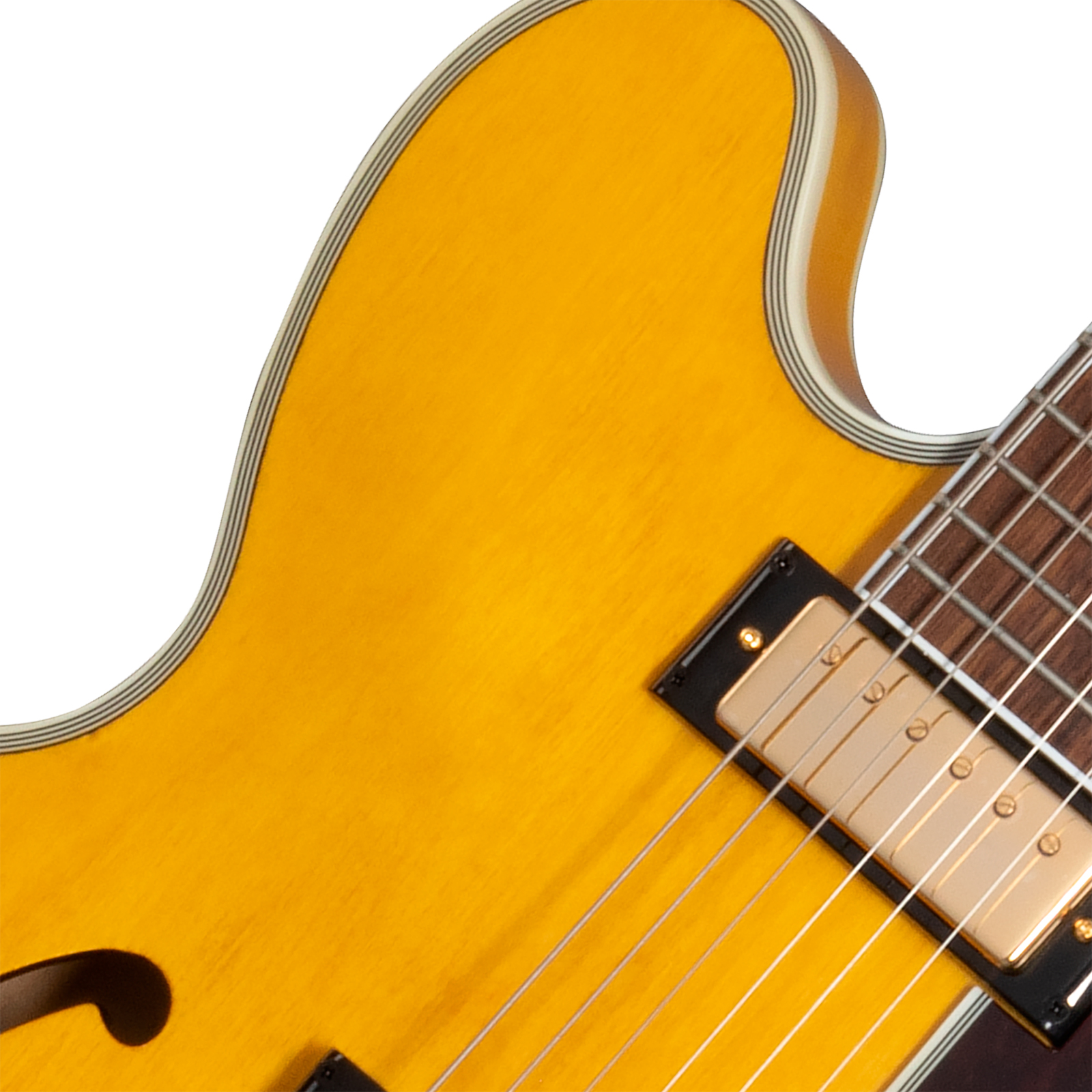 Epiphone Sheraton Original Archtop 2mh Ht Rw - Natural - Semi-Hollow E-Gitarre - Variation 2