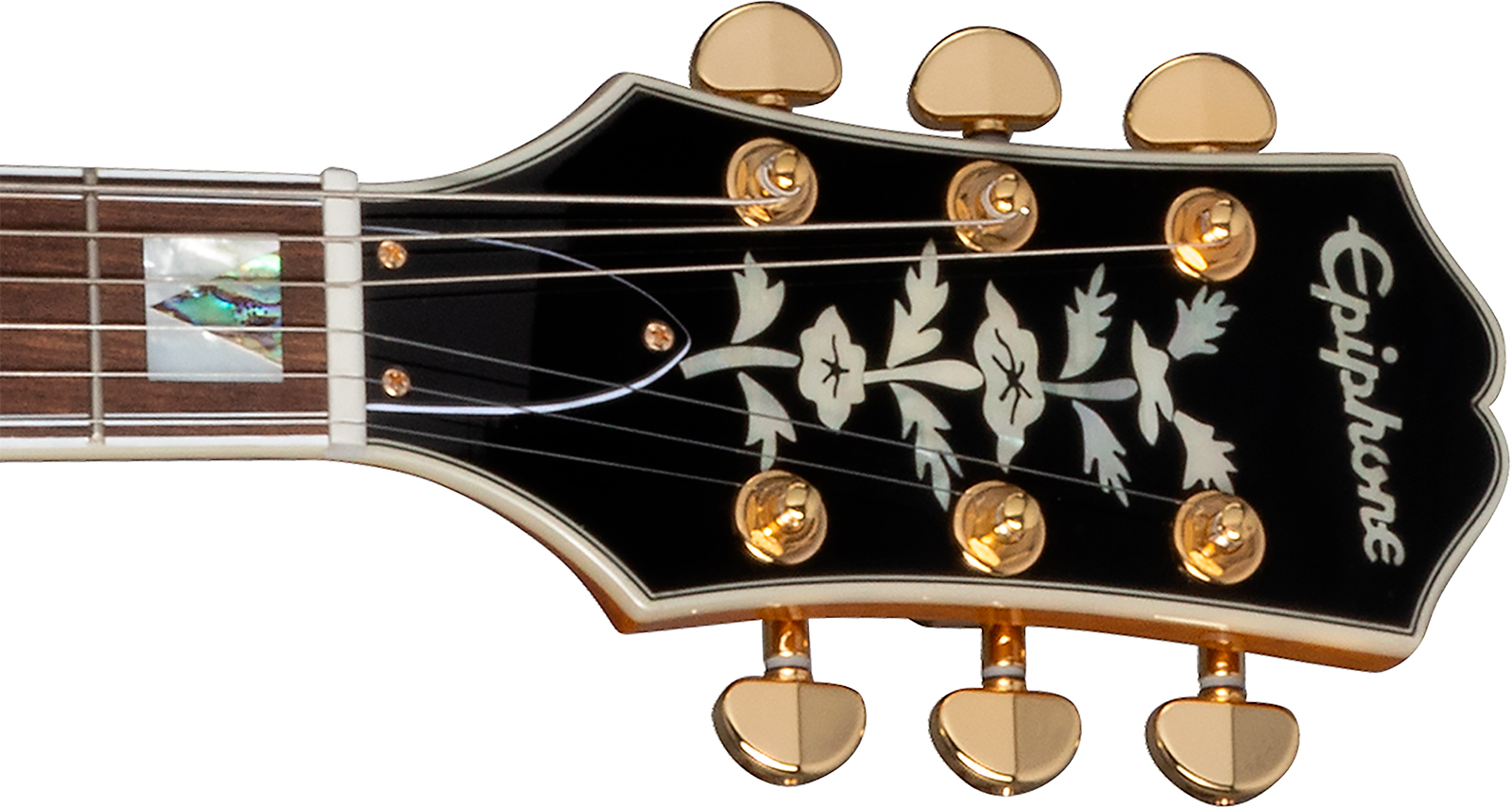 Epiphone Sheraton Original Archtop 2mh Ht Rw - Natural - Semi-Hollow E-Gitarre - Variation 4
