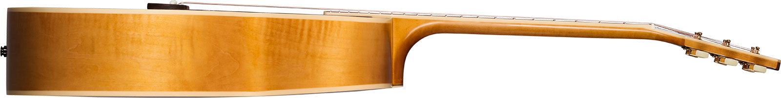 Epiphone Sj200 1957 Inspired By Jumbo Epicea Erable Lau - Antique Natural - Elektroakustische Gitarre - Variation 2