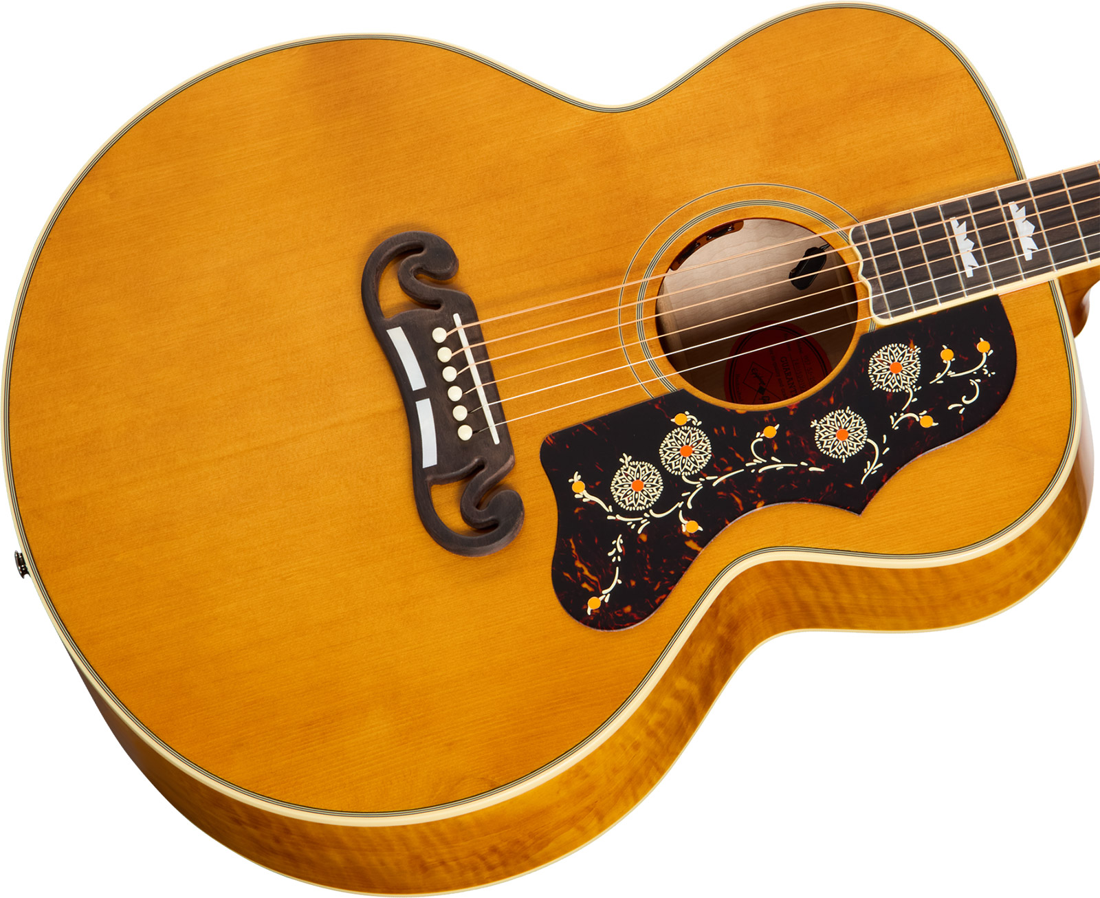 Epiphone Sj200 1957 Reissue Inspired By Gibson Jumbo Epicea Erable Rw - Antique Natural - Folk-Gitarre - Variation 2