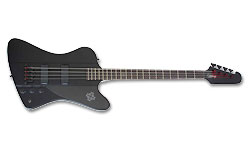 Epiphone Thunderbird-iv Goth Bh - Pitch Black - Solidbody E-bass - Variation 1