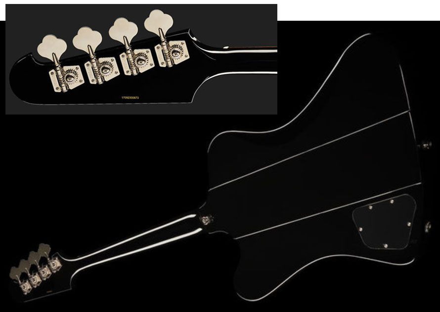 Epiphone Thunderbird 60s Bass Lau - Ebony - Solidbody E-bass - Variation 3