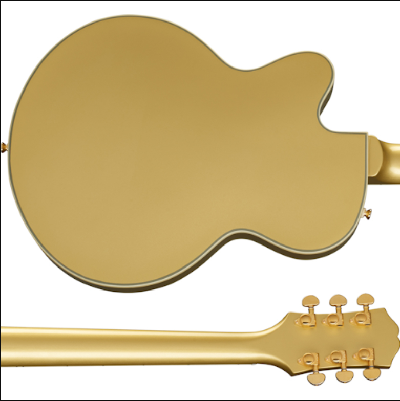 Epiphone Uptown Kat Es Original 2h Ht Eb - Topaz Gold Metallic - Semi-Hollow E-Gitarre - Variation 1