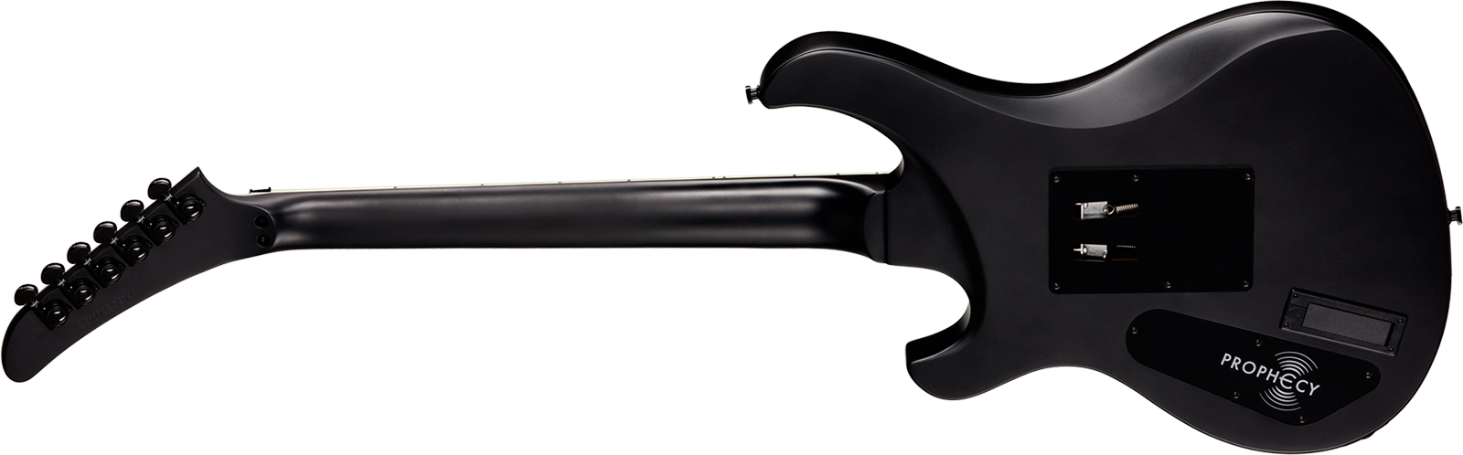 Epiphone Victory Prophecy Modern 2h Fishman Fluence Ht Eb - Obsidian Storm Satin - E-Gitarre in Str-Form - Variation 1