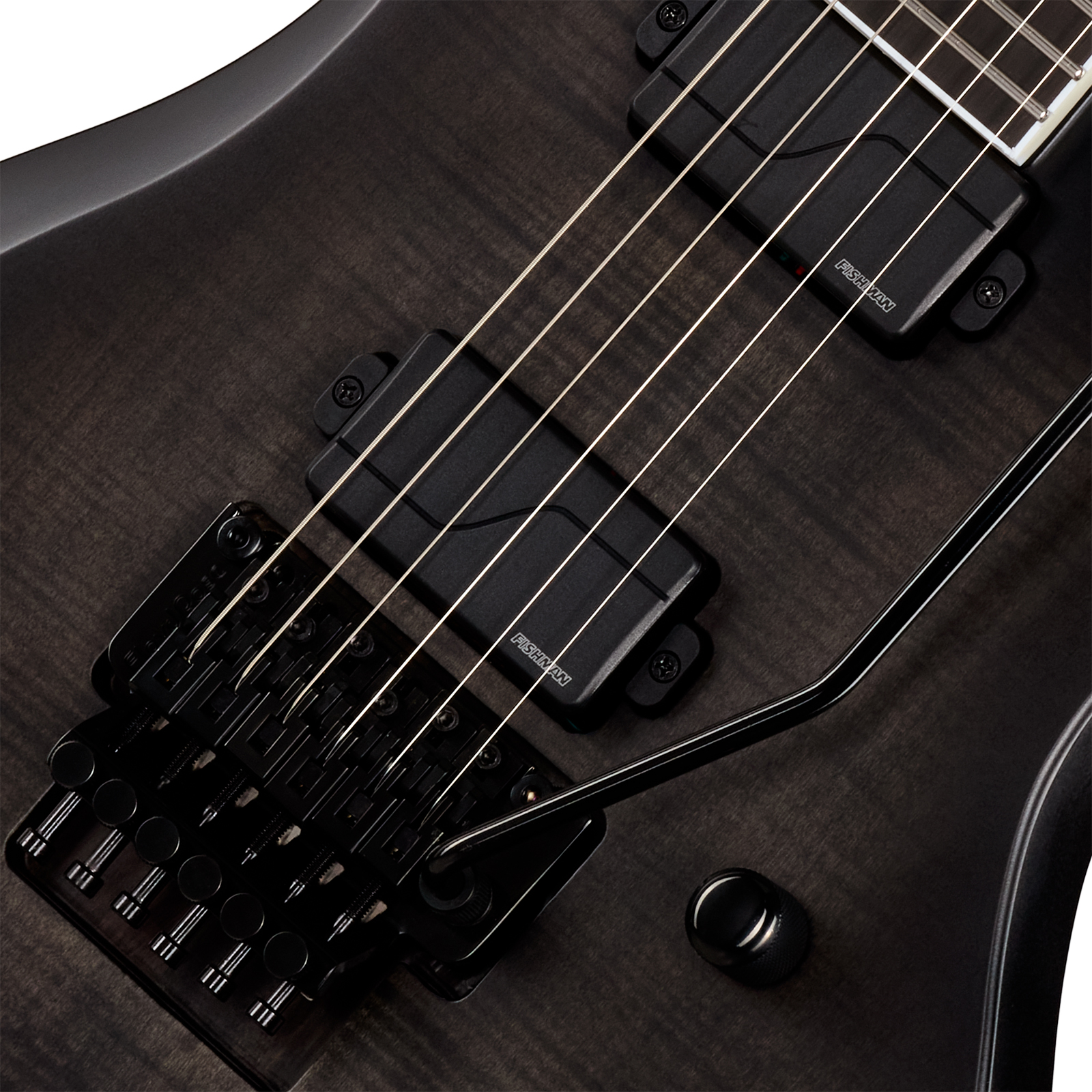 Epiphone Victory Prophecy Modern 2h Fishman Fluence Ht Eb - Obsidian Storm Satin - E-Gitarre in Str-Form - Variation 2