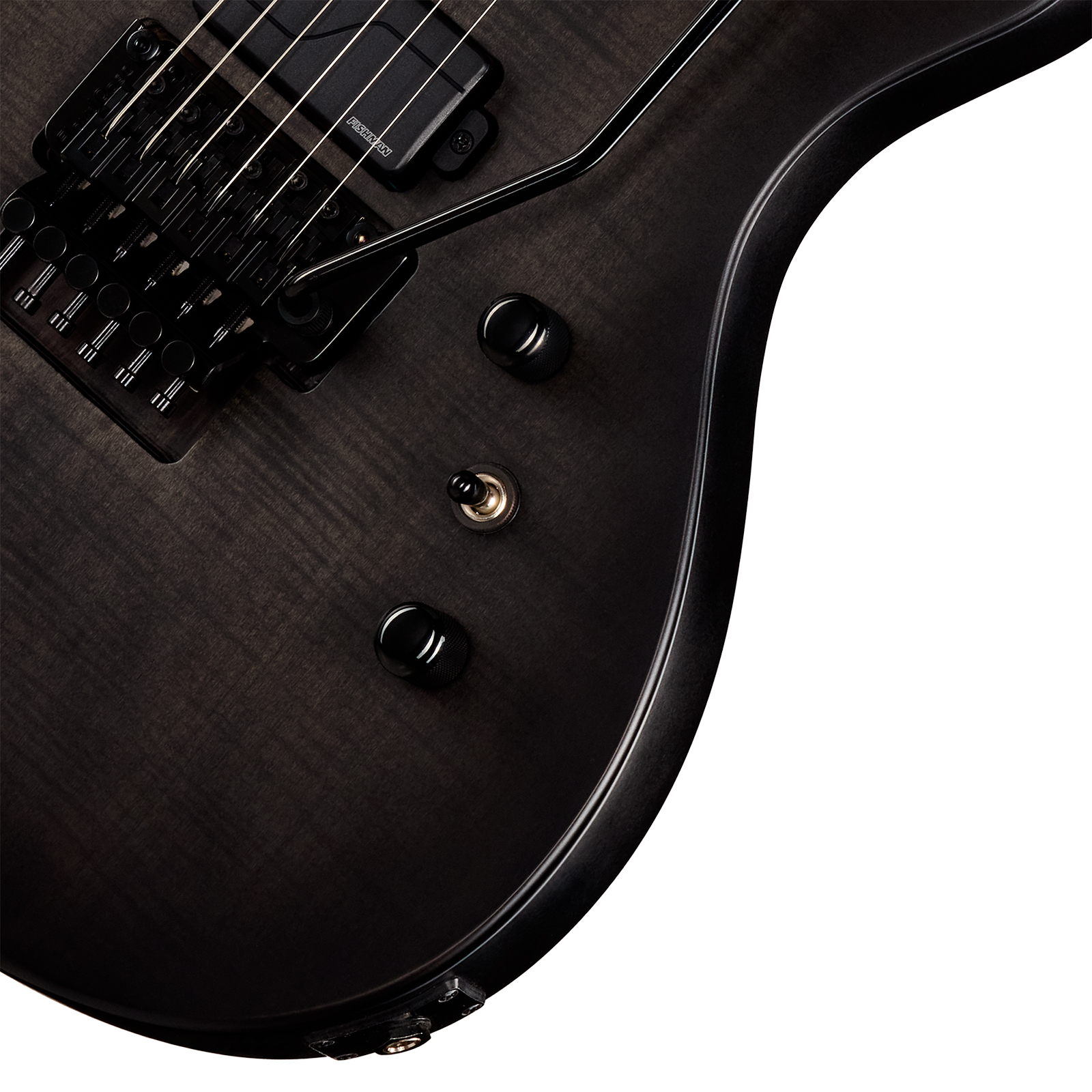 Epiphone Victory Prophecy Modern 2h Fishman Fluence Ht Eb - Obsidian Storm Satin - E-Gitarre in Str-Form - Variation 3