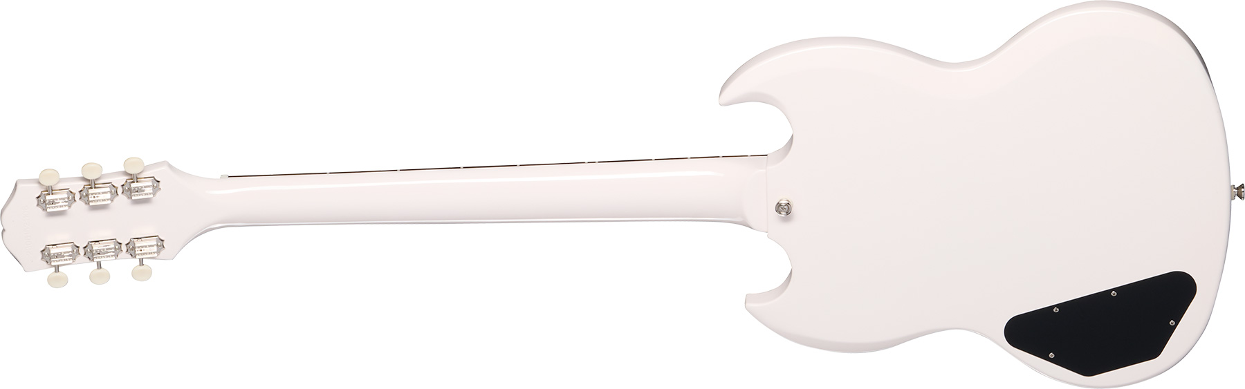 Epiphone Yungblood Sg Junior Ltd Signature 1s P90 Ht Lau - Classic White - Double Cut E-Gitarre - Variation 1