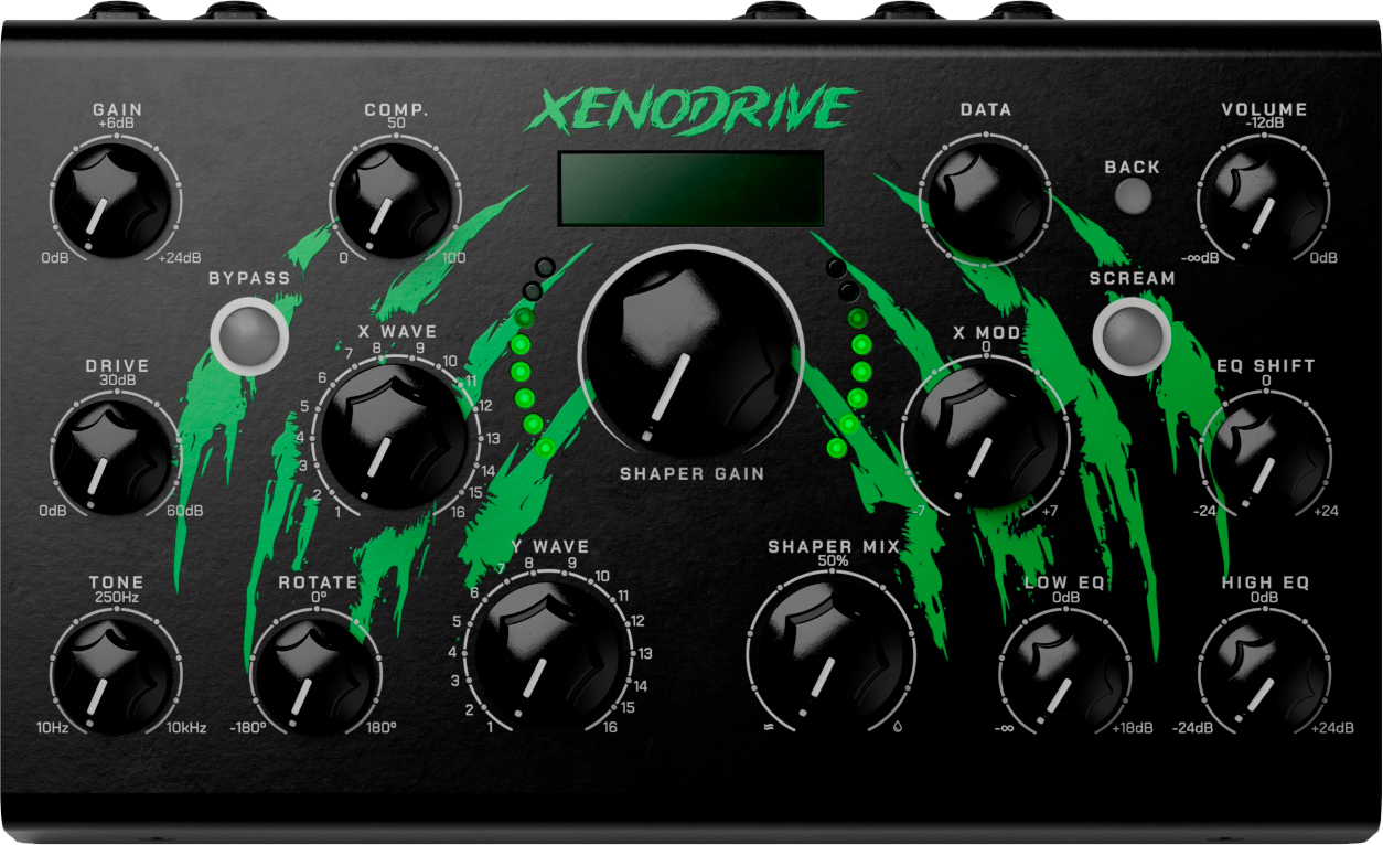 Erica Synths Xenodrive - Reverb/Delay/Echo Effektpedal - Main picture