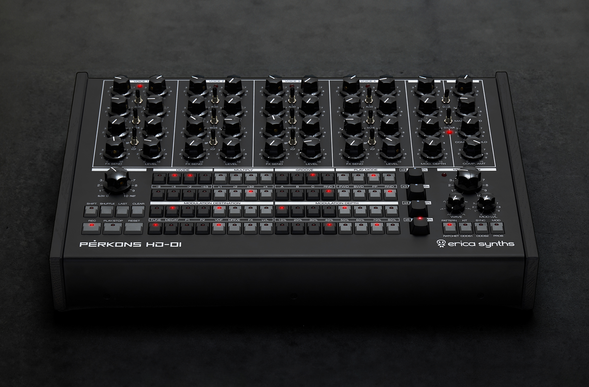 Erica Synths Perkons Hd-01 Black - Drummaschine - Variation 4