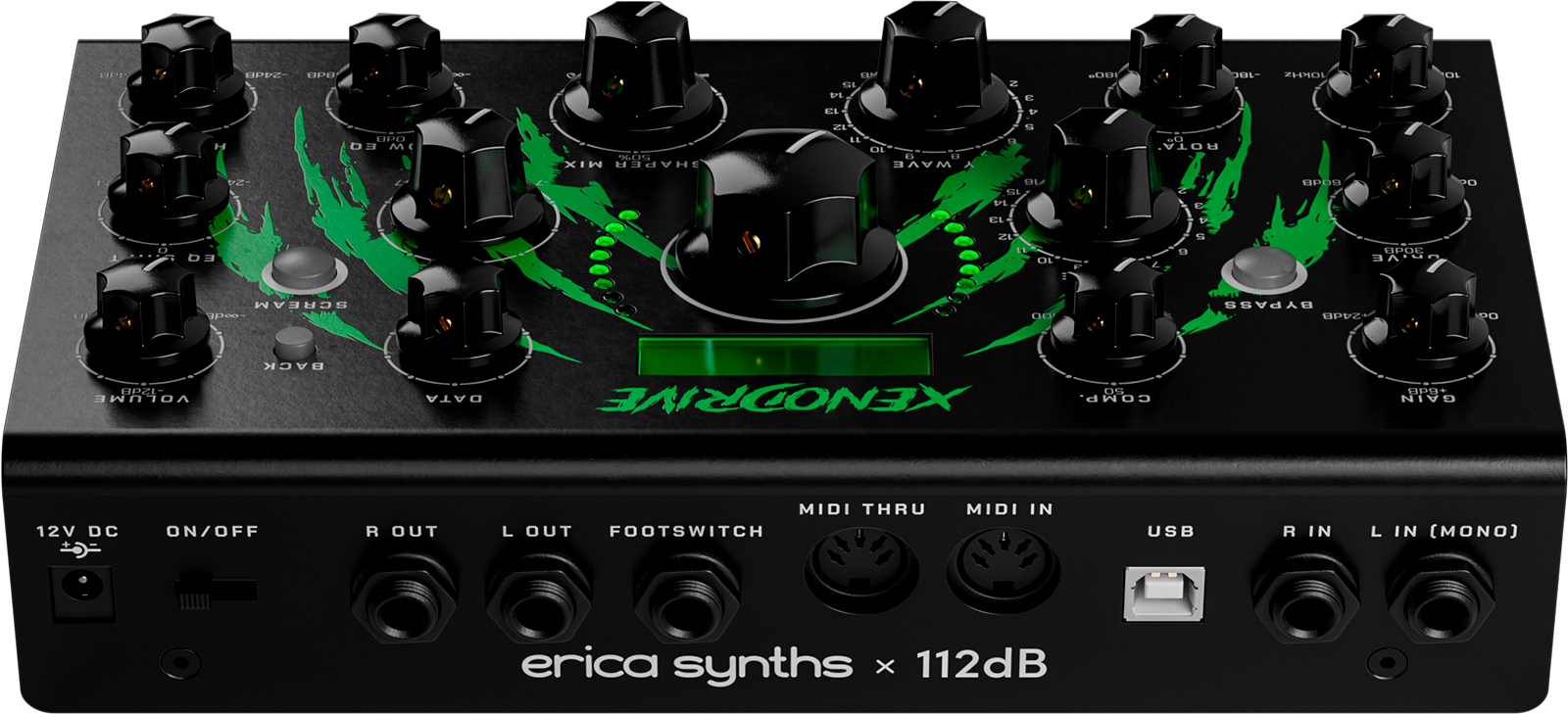 Erica Synths Xenodrive - Reverb/Delay/Echo Effektpedal - Variation 2