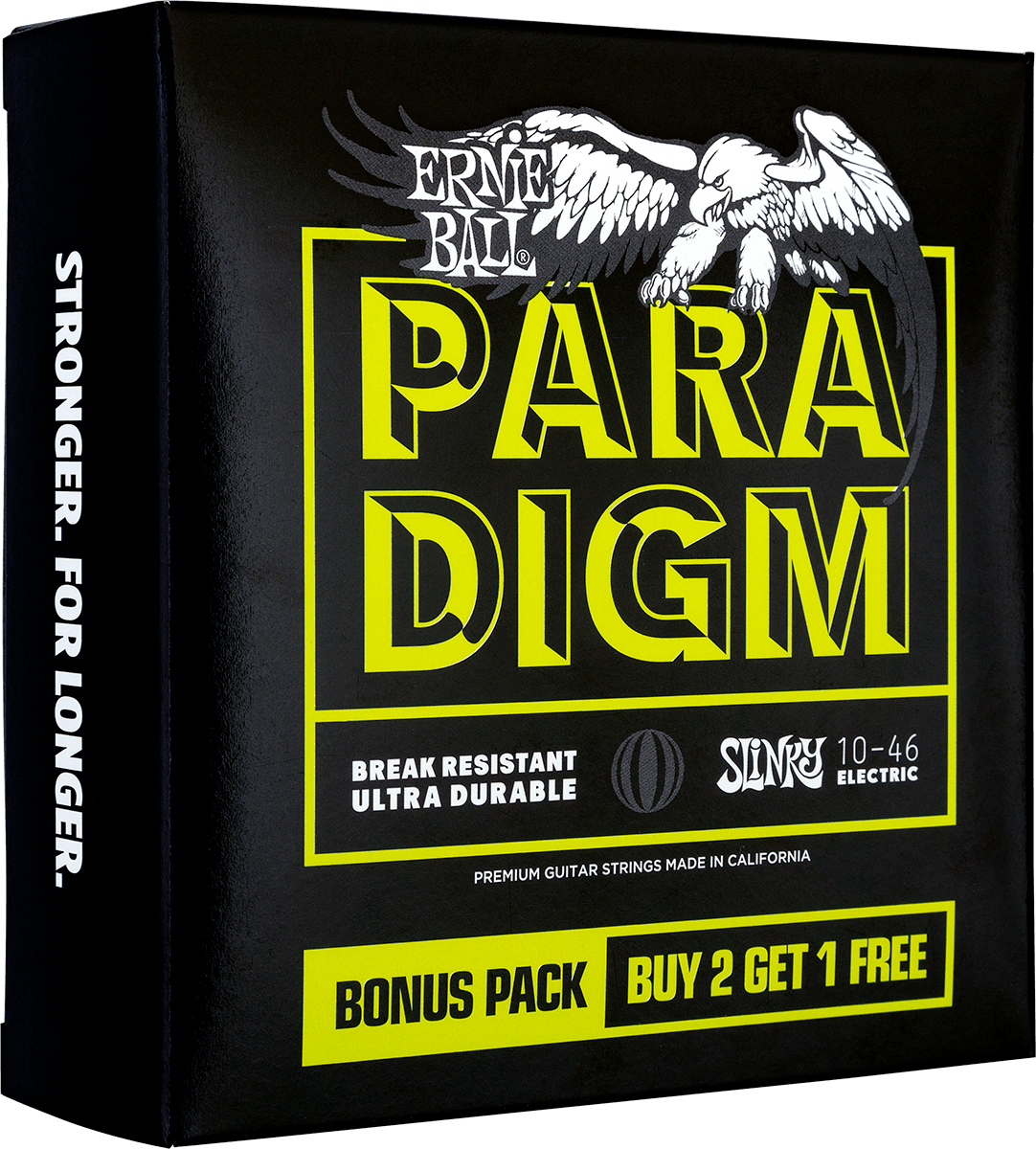 Ernie Ball Electric (3x Set) 3371 Paradigm Slinky 10-46 - E-Gitarren Saiten - Variation 1