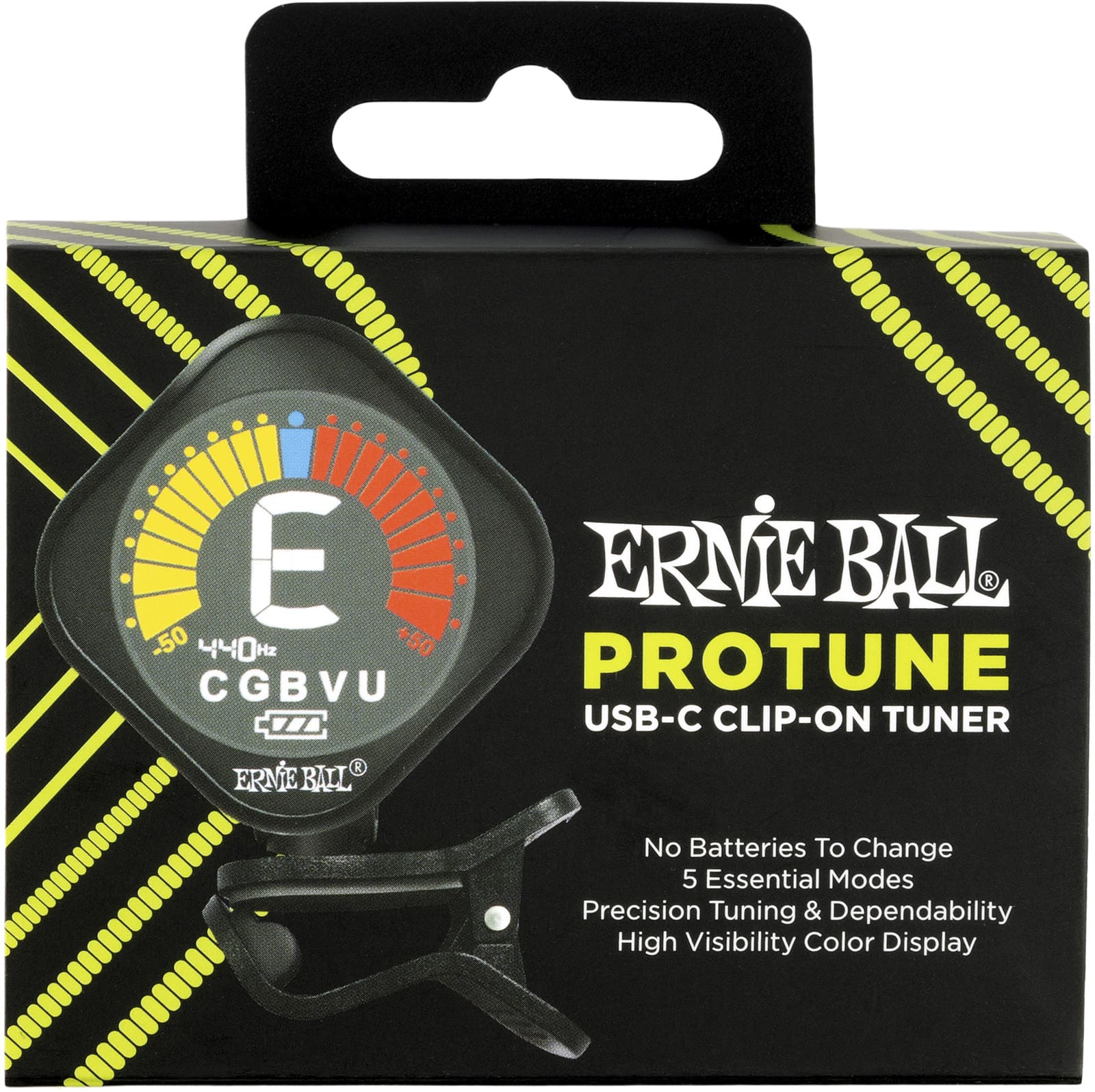 Ernie Ball Accordeur Pro Tune Rechargeable Via Usb-c - Stimmgerät für Gitarre - Variation 2