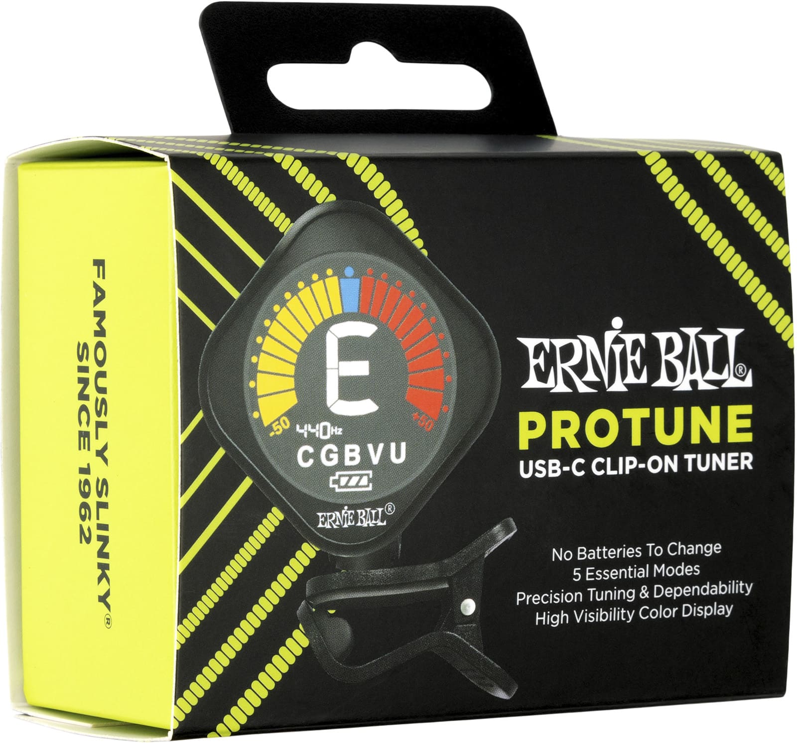 Ernie Ball Accordeur Pro Tune Rechargeable Via Usb-c - Stimmgerät für Gitarre - Variation 3