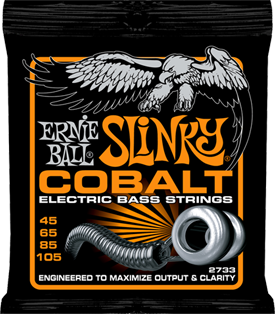 Ernie Ball Jeu De 4 Cordes Bass (4) 2733 Slinky Cobalt 045-105 - E-Bass Saiten - Main picture