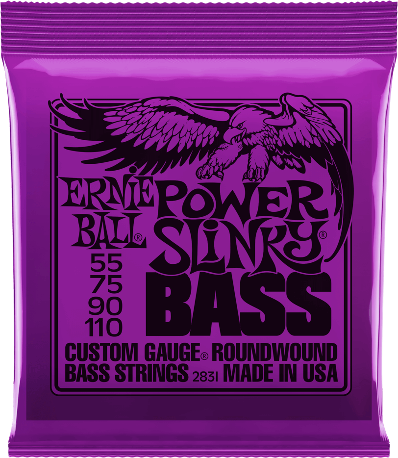 Ernie Ball Jeu De 4 Cordes Bass (4) 2831 Slinky Nickel Wound 55-110 - E-Bass Saiten - Main picture