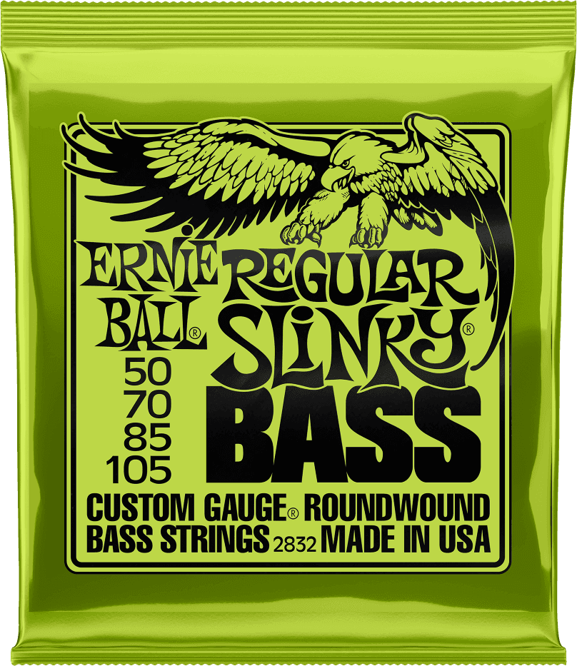 Ernie Ball Jeu De 4 Cordes Bass (4) 2832 Regular Slinky 50-105 - E-Bass Saiten - Main picture