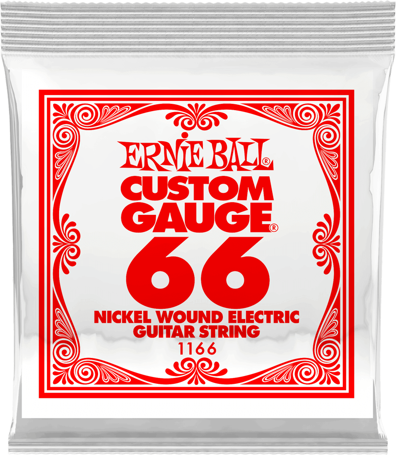 Ernie Ball Corde Au DÉtail Electric (1) 1166 Slinky Nickel Wound 66 - E-Gitarren Saiten - Main picture