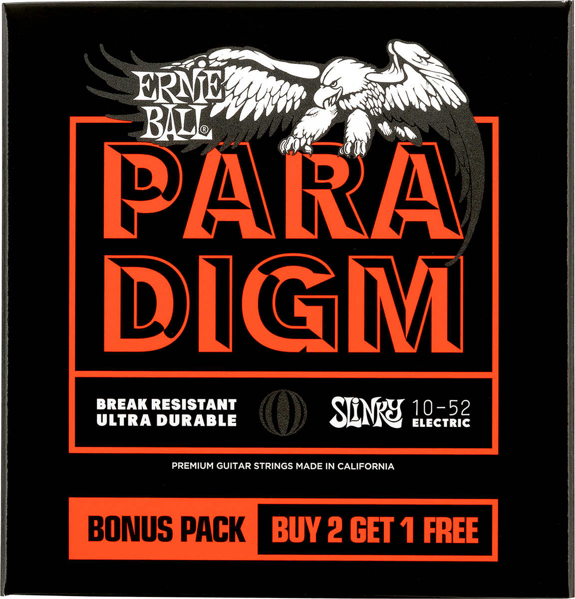 Ernie Ball Jeu De 6 Cordes Electric (3x Set) 3365 Paradigm Slinky 10-52 - E-Gitarren Saiten - Main picture