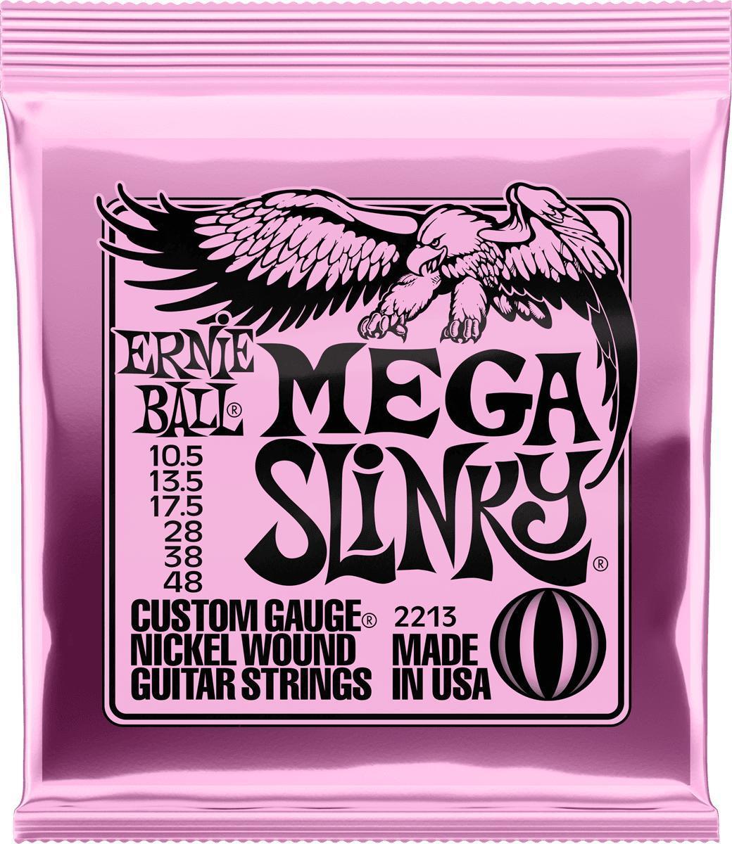 E-gitarren saiten Ernie ball Electric 2213 Mega Slinky 10,5-48 - Saitensätze