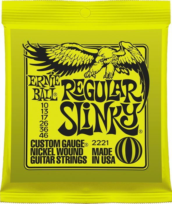 Ernie Ball Jeu De 6 Cordes Electric (6) 2221 Regular Slinky 10-46 - E-Gitarren Saiten - Main picture