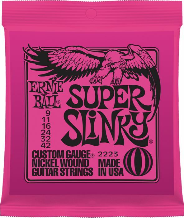 Ernie Ball Jeu De 6 Cordes Electric (6) 2223 Super Slinky 09-42 - E-Gitarren Saiten - Main picture